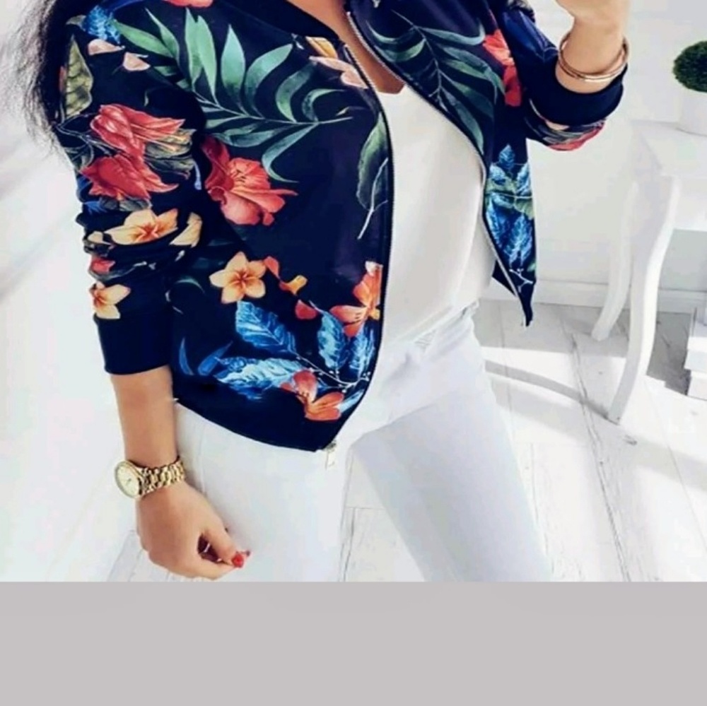 Floral summer jackets